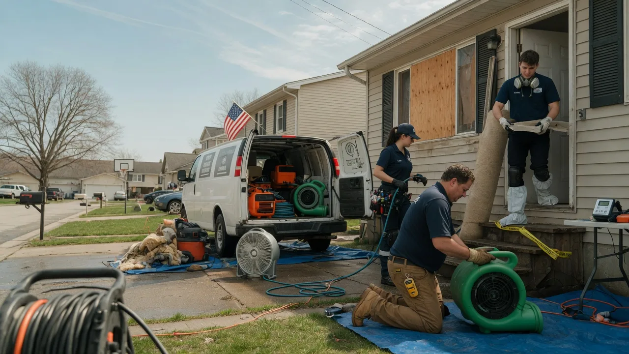 Water Damage Restoration in Crowheart, WY near me